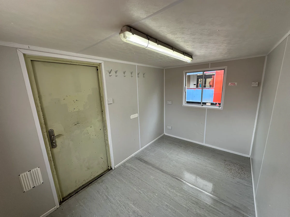 12 x 8 ft Canteen Office Building Site Accommodation Portable Anti Vandal Cabin