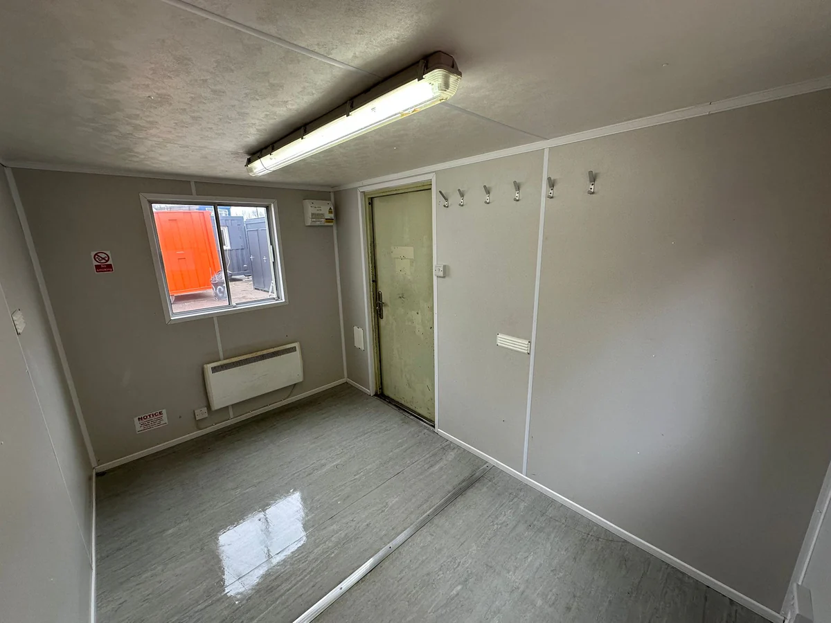 12 x 8 ft Canteen Office Building Site Accommodation Portable Anti Vandal Cabin