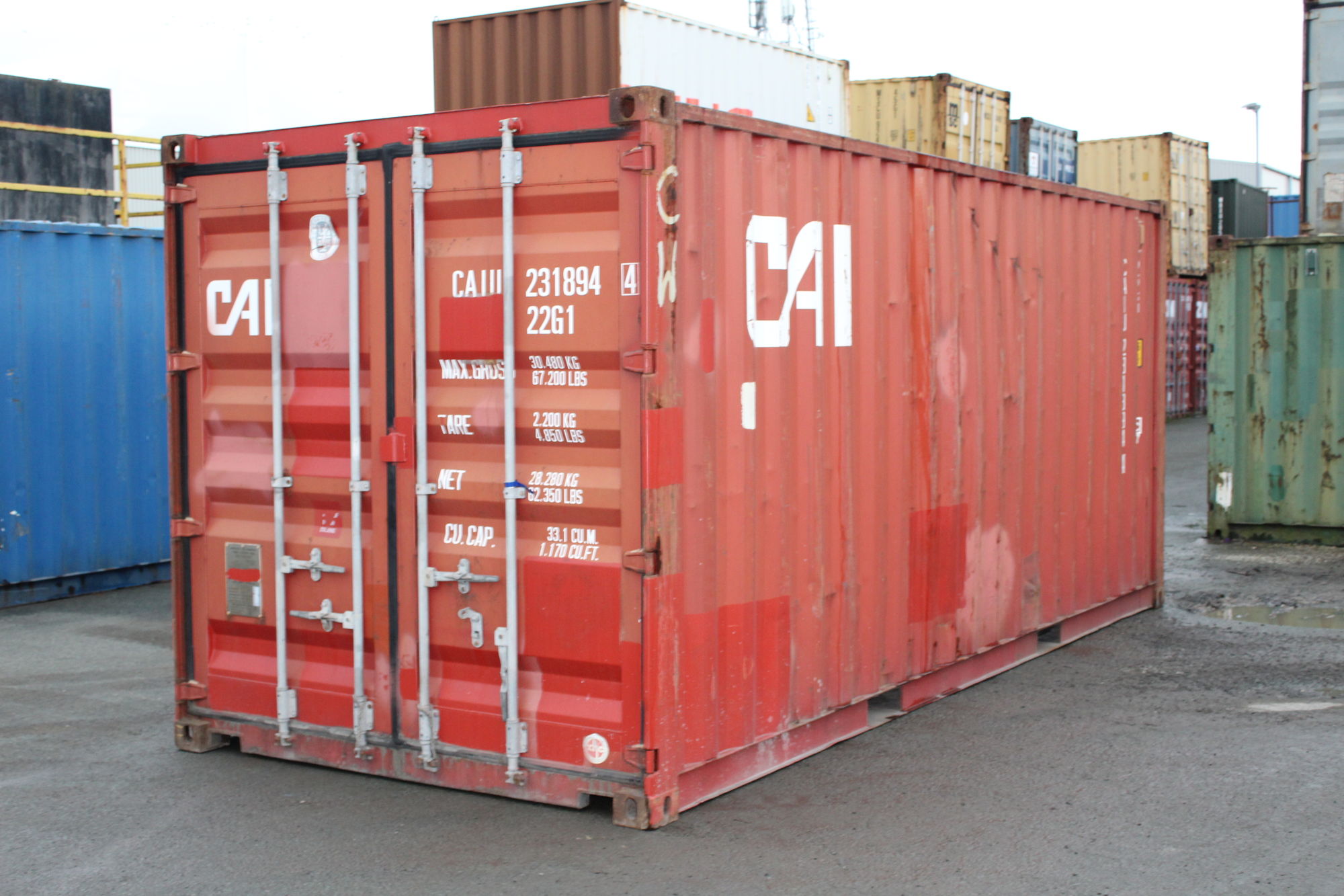 Used 20ft Shipping Container – S2 Doors