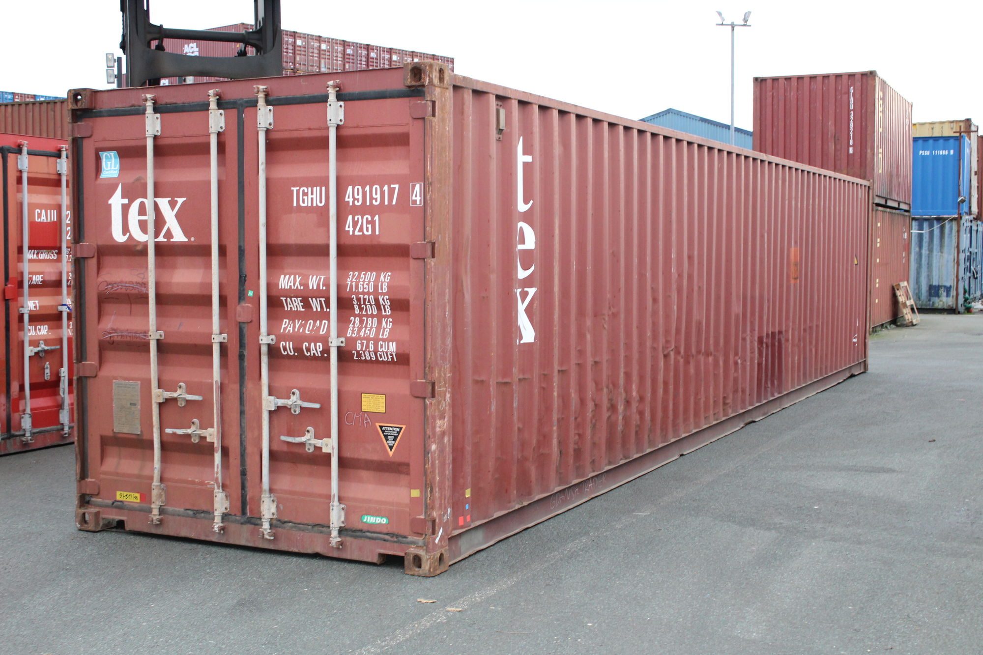 Used 40ft Shipping Container – S2 Doors