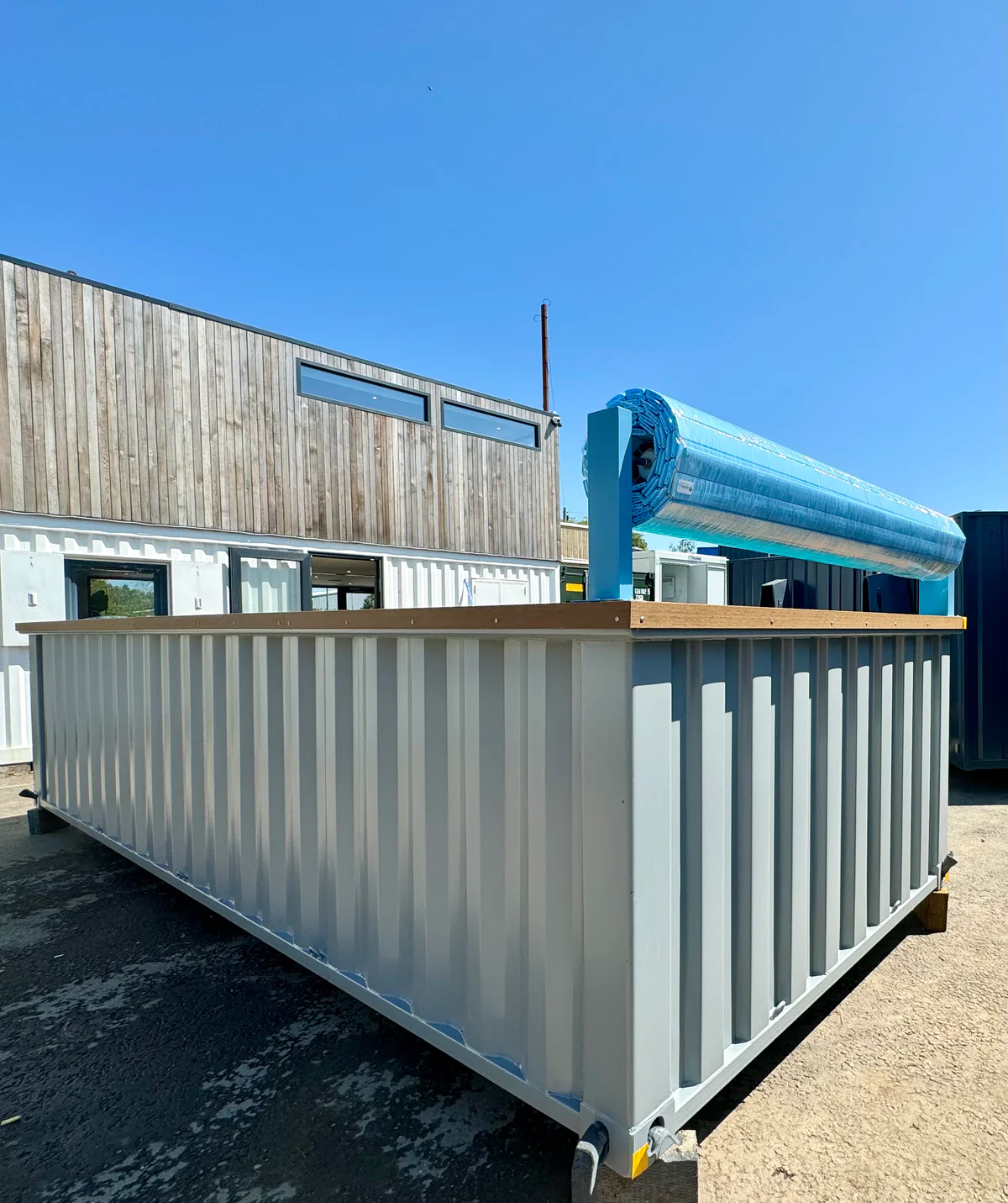20ft Container Swimming Pool | Caribbean Blue