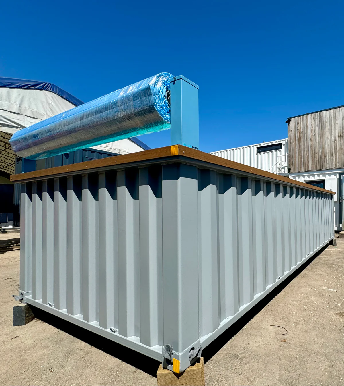 20ft Container Swimming Pool | Caribbean Blue