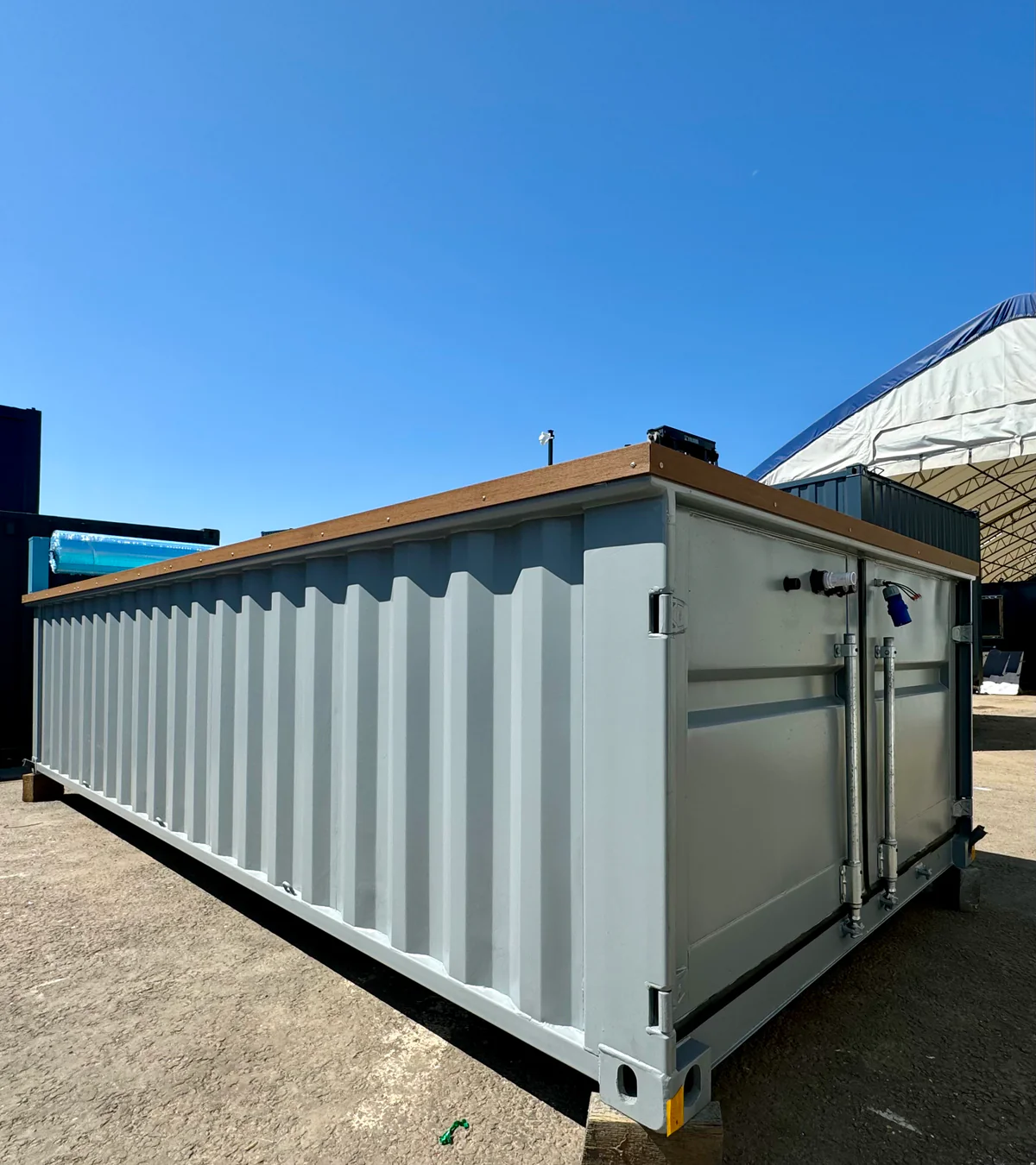 20ft Container Swimming Pool | Caribbean Blue