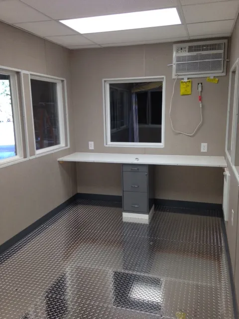 8×16 Guard Booth Plana