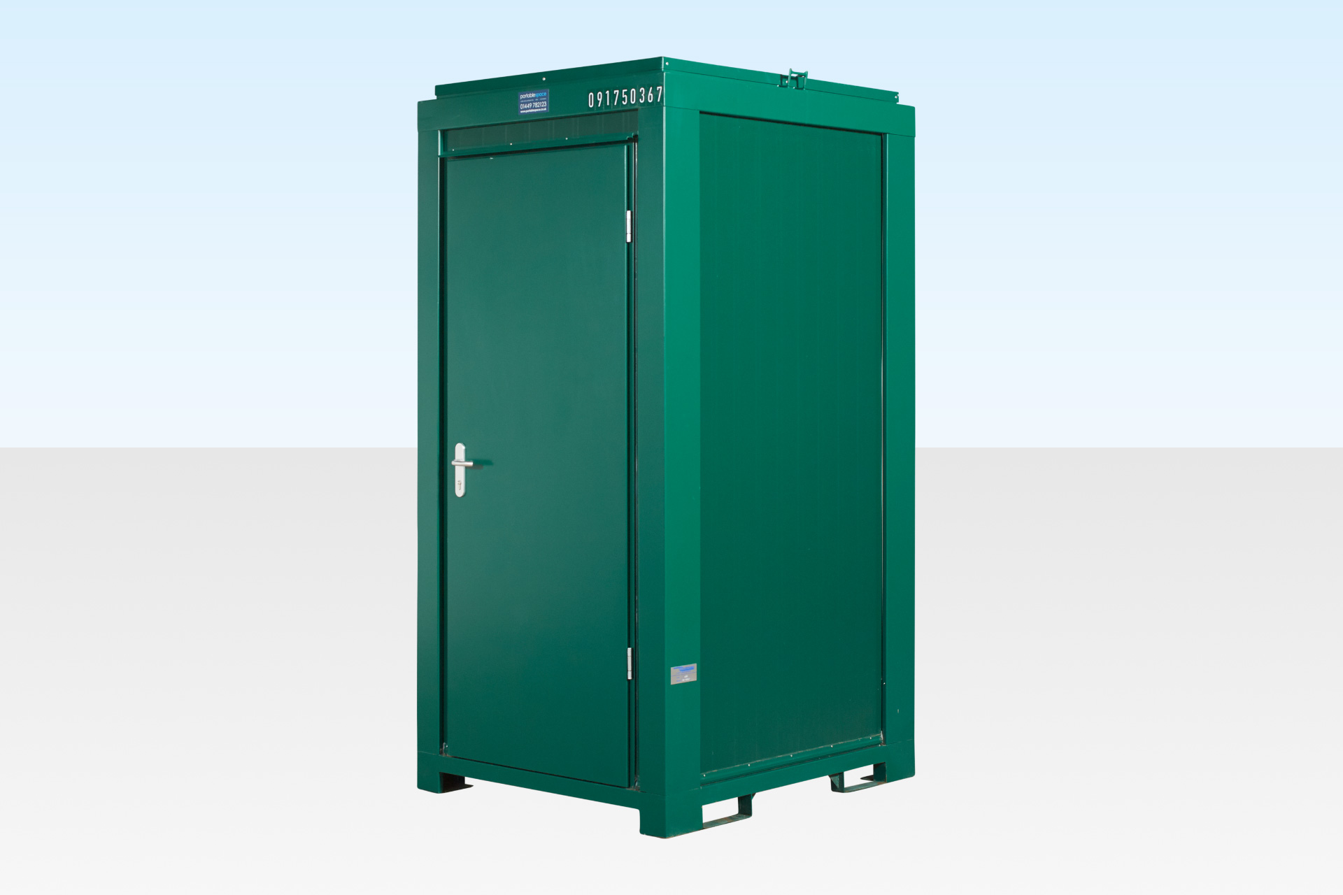 Single mains Toilet 1 2m x 1 4m RAL 6005